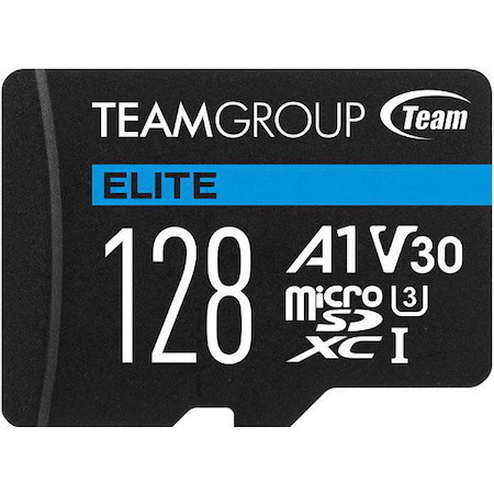 Team Elite Usdxc 128GB Uhs-I U3 V30 A1 R/W Up To 100/50MB/s Micro SD Card