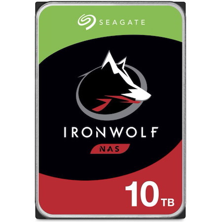 Seagate Ironwolf Nas Internal 3.5" Sata Drive, 10TB, 6GB/S, 7200RPM, 3YR WTY