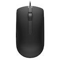 Dell USB Optical Mouse MS116 - Black; Retail Packaging