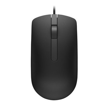 Dell USB Optical Mouse MS116 - Black; Retail Packaging