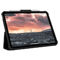 Uag Plyo Folio Apple iPad 10.9' (10TH Gen, 2022) Case - Black/Ice (123392114043), Military Drop-Test Standards, Doubles As A Stand, Drop Protection