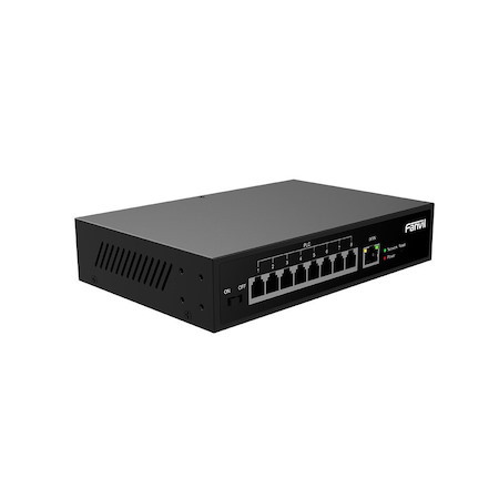 Fanvil PN8 2-Wire PoE Switch, Plug-and-Play, Reuse Existing Wires (PSTN & RVV Cables), Cascade Via Ethernet Cables, Built-In Power Supply