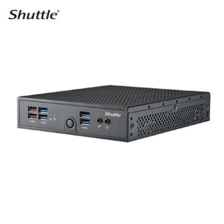 Shuttle XPC Slim Barebone - Core I5-1335U (15W), 2X DDR5, 2X M.2 2280, Hdmi, DP, Vga, Com, 2 X Lan, (5G Lte Optional), 90W, Fanless,
