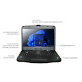 Durabook S15, 15' FHD, Intel® Core™ I5-1235U, Windows 11, 8GB Ram, 256GB PCIe SSD,Wi-Fi 6E, Bluetooth V5.3, 2MP Front Camera, 3 Year Warranty