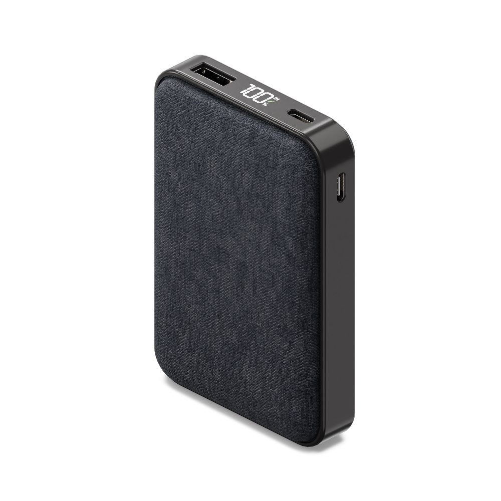Cygnett Charge Pro 10K mAh 20W Power Bank-Graphite(CY5180PBCHE),Dual Port(1xUSB-A 20W+2x Usb-C 20W ),3X Device Charge Simultaneously,2 Years Warranty.