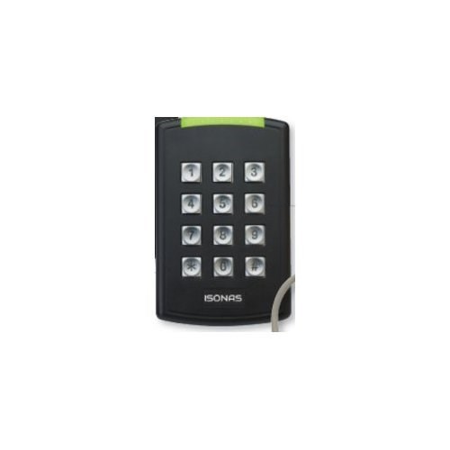 ISONAS Pure IP Reader Controller Keypad, Single Gang, 125kHz and 13.56MHz with Bluetooth