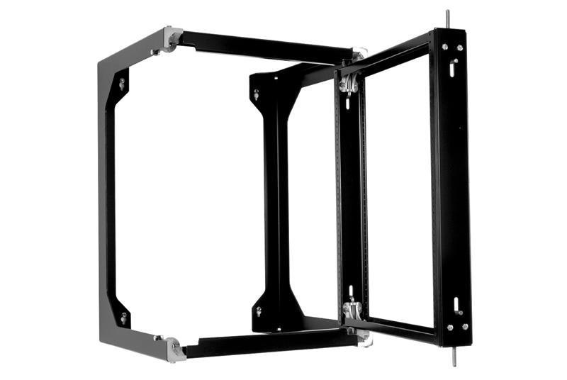 Chatsworth Standard Swing Gate Wall Rack Standard Swing Gate Wall Rack; 12U; 19"EIA Width; 17"D (430 mm); Black