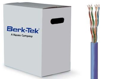 CAT6-P4P24-BL - Feet Four Pair 24AWG Cat 6 Plenum Cable (Blue)