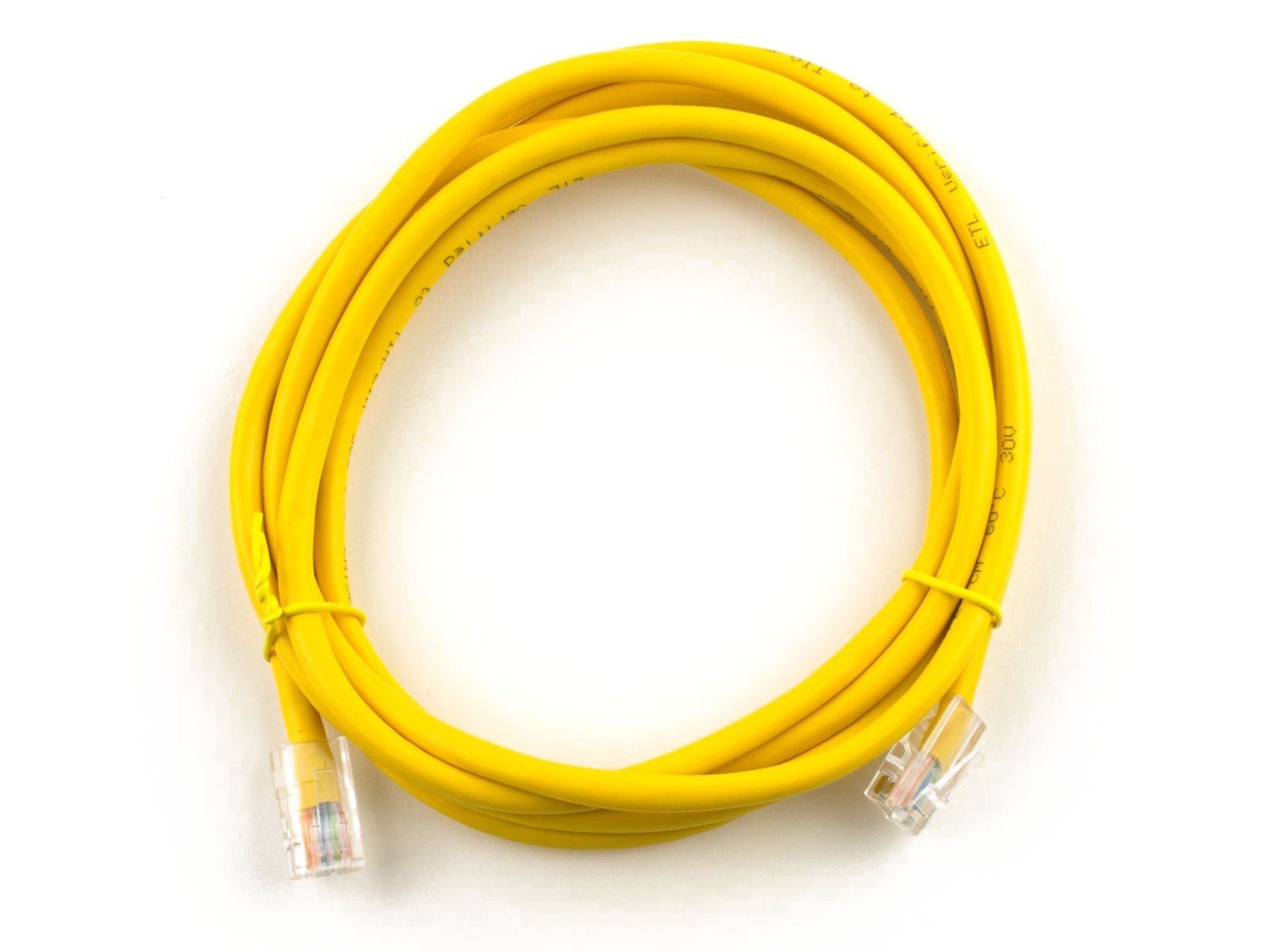 PC-6-03-YL - Three-Foot Category 6 Patch Cord with Snagless Boot (Yellow)