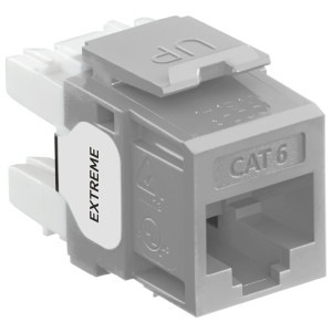MOD-6-GY - Category 6 Jack Module (Gray)