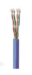 CAT6-NP4P24-BU - Feet Four Pair 24AWG Category 6 Non-Plenum Rated Cable (Blue)