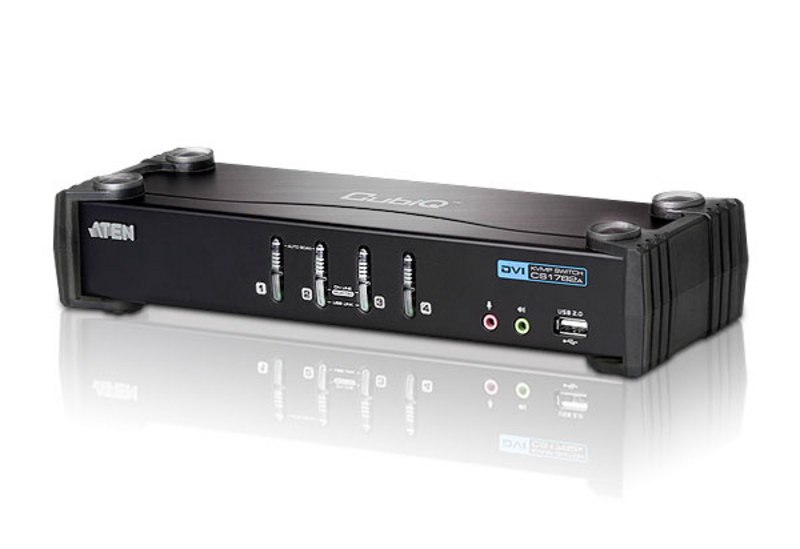 Aten (Cs1764a) 4-Port Usb Dvi Dual Link KVMP Switch