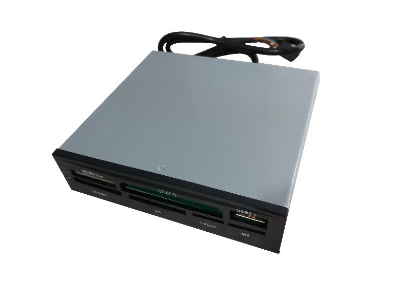 Astrotek 3.5' Internal Card Reader Black All In One Usb2.0 M2 CF/CF2 XD T-Flash SD/MMC MS/MS Duo