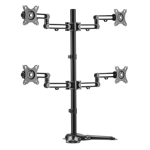 Brateck Quad Monitor Premium Articulating Aluminum Monitor Stand