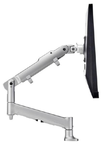 Atdec Awm Single Monitor Arm Solution - 618MM Dynamic Arm - 0-9 KG - Single Base - Grommet Clamp - Silver