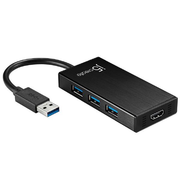 J5create Juh450 Usb 3.0 Hdmi &Amp; 3-Port Hub