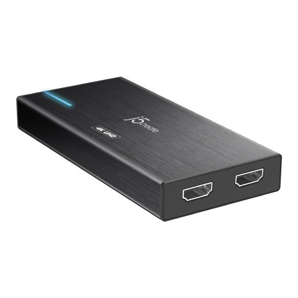 J5create Jva04 Hdmi To Usb Game Capture Station (Hdmi To Usb-C, Include Usb-C To Usb-A Cable)