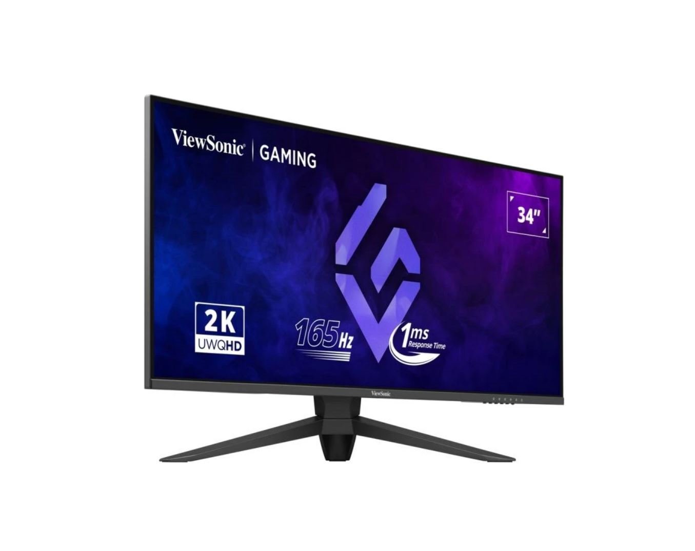 ViewSonic 34' Ips Uwqhd 3440X1440, 165Hz, 1MS, HDR10, 21:9,Ultra Wide, SuperClear Ips, Office Gaming Monitor Mnv-Vx3480-2K-Pro