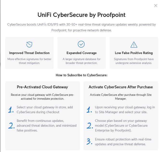 UniFi CyberSecure