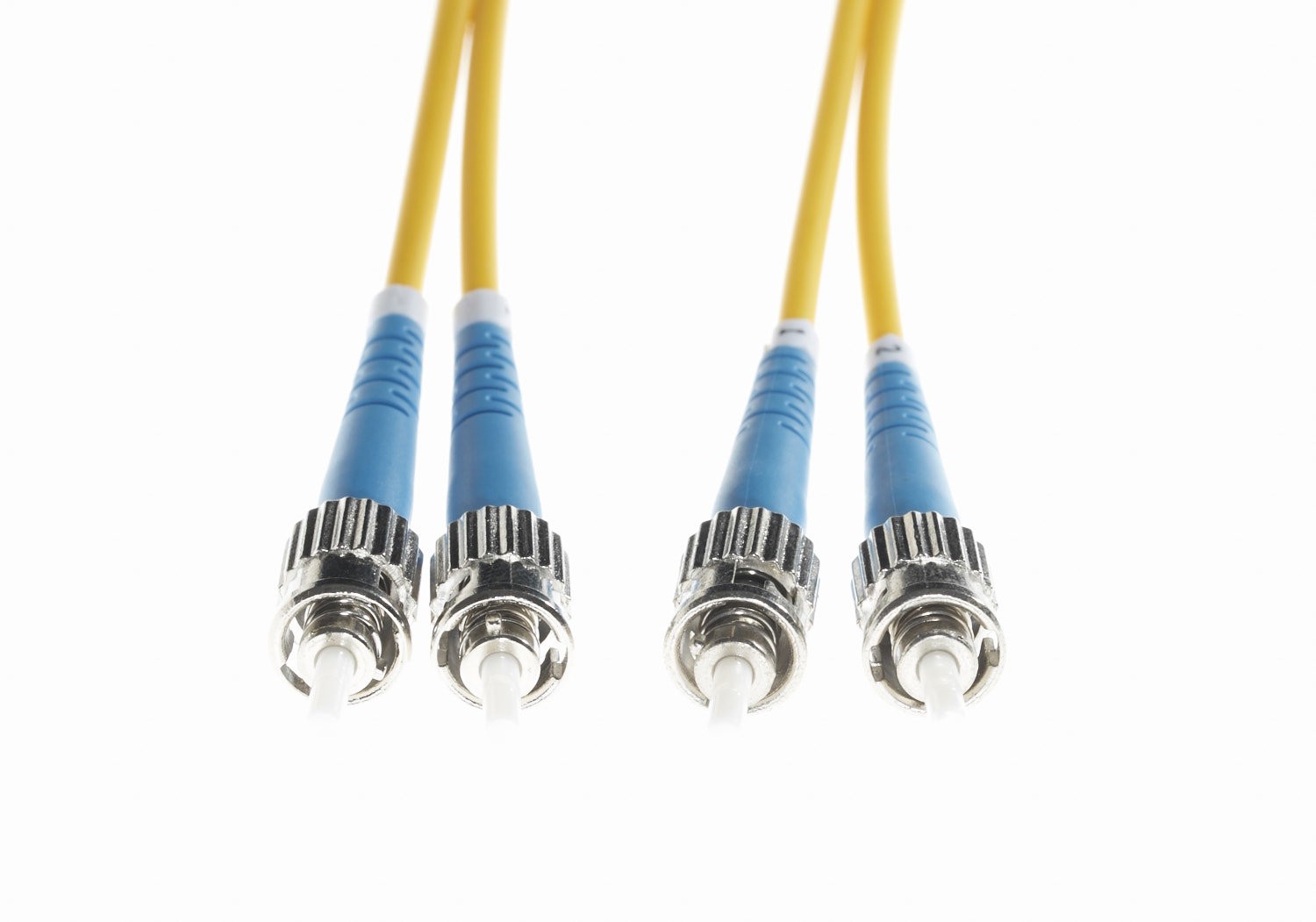 4Cabling 10M ST-ST Os1 / Os2 Singlemode Fibre Optic Cable : Yellow