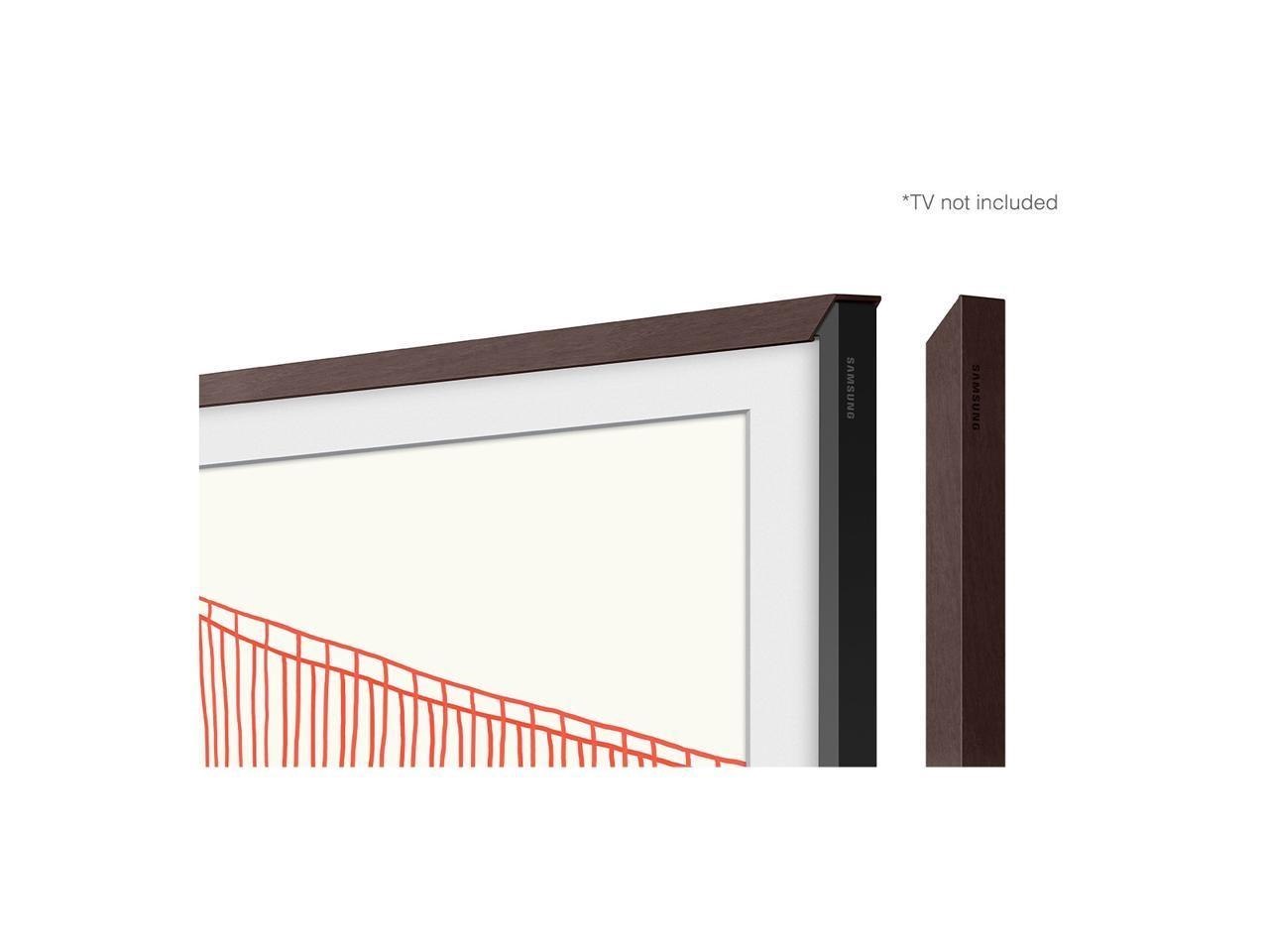 Samsung 65Inch The Frame Customizable Bezel - Modern Brown