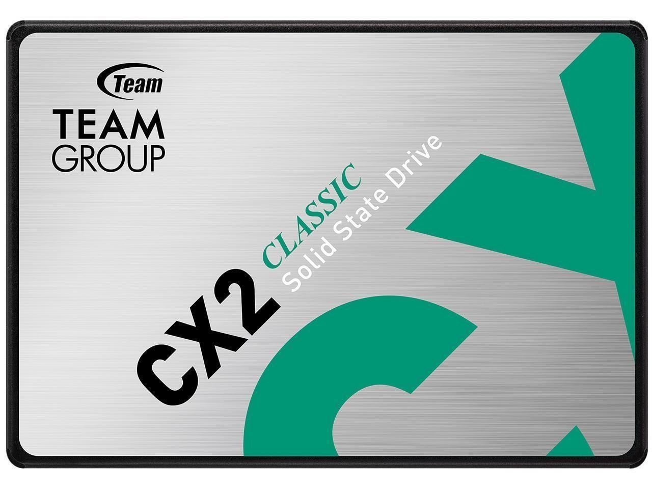 Teamgroup CX2 2.5 512GB Sata Iii 3D Nand Internal Solid State Drive (SSD) Retai