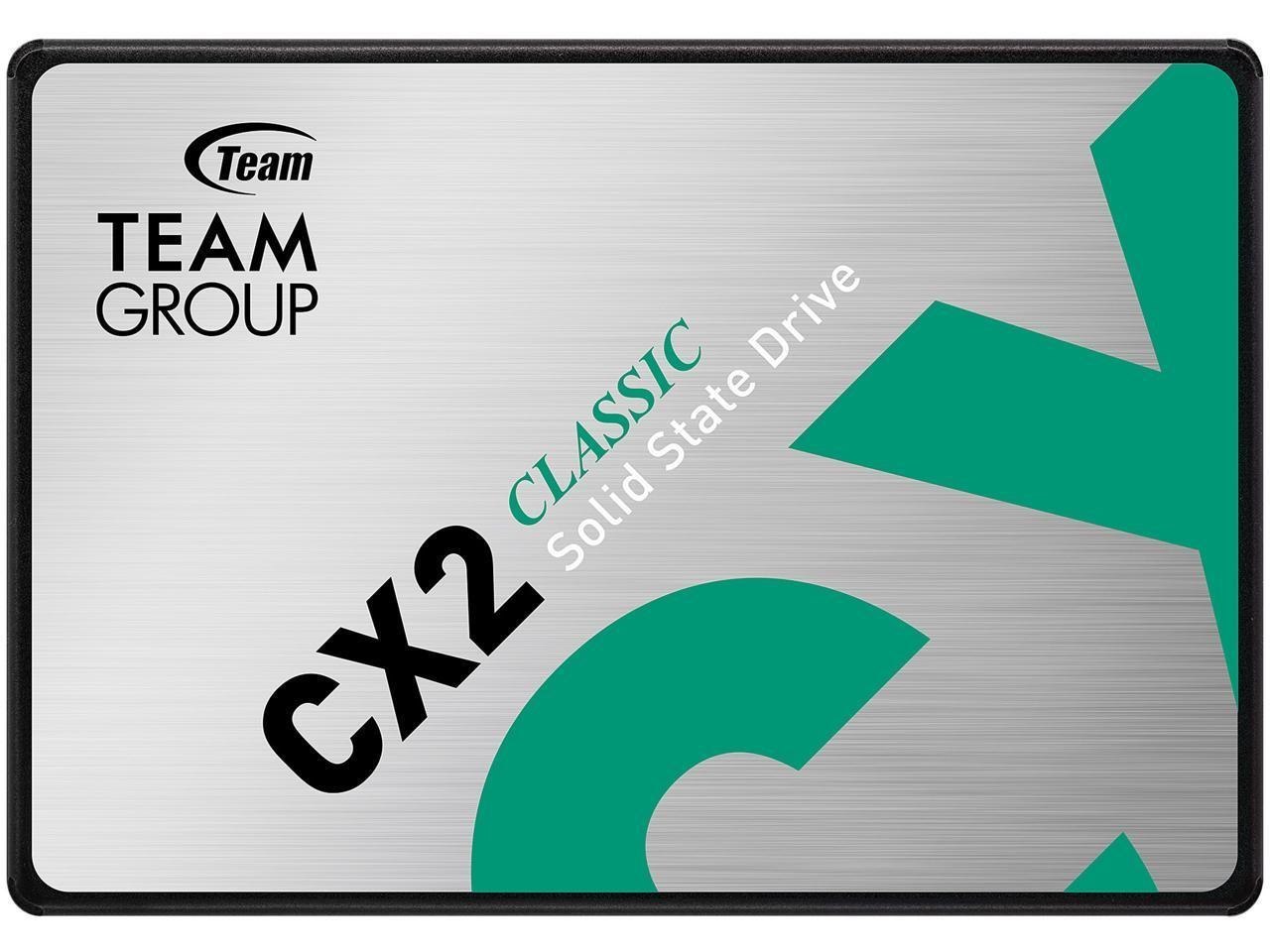 Teamgroup CX2 2.5 1TB Sata Iii 3D Nand Internal Solid State Drive (SSD) Retail