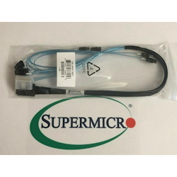 Supermicro Slimline SAS x8 (LA) to 8x SATA 70cm Cable (CBL-SAST-0827)