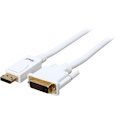 Rosewill RCDC-14005 3 FT. White DisplayPort To Dvi 28Awg DisplayPort To Dvi Cable Male To Male