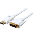 Rosewill RCDC-14008 15 FT. White DisplayPort To Dvi 28Awg DisplayPort To Dvi Cable Male To Male