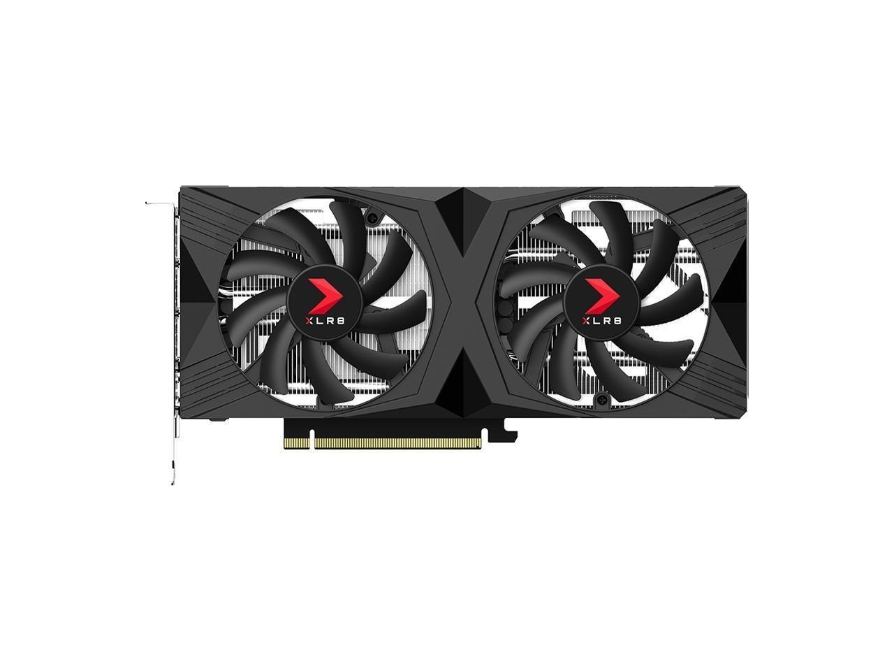 PNY Technologies PNY GeForce RTX 4060 Ti 16GB XLR8 Gaming Verto Overclocked Dual Fan DLSS 3 Vcg4060t16dfxpb1-O