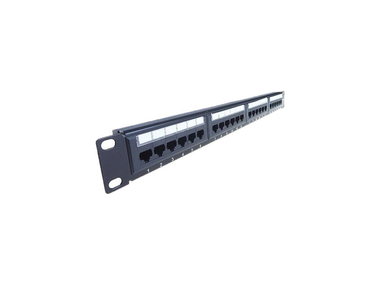 Vivotek 24Port Cat6 Cat5 Patch Panel 1U