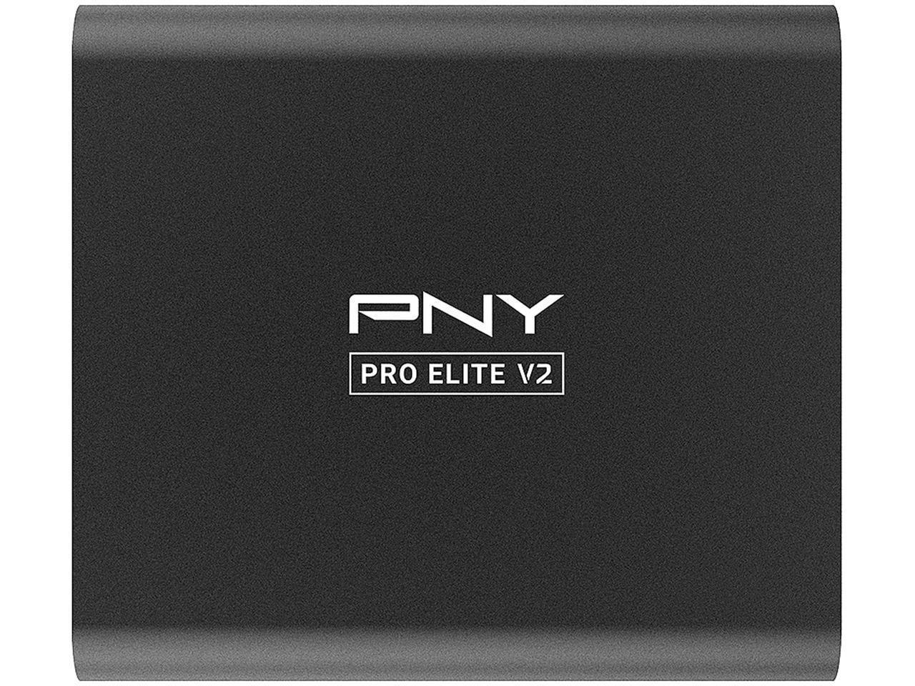 PNY Technologies PNY Pro Elite V2 500GB Usb 3.2 Gen 2X1 Type-C Portable Solid State Drive (SSD)