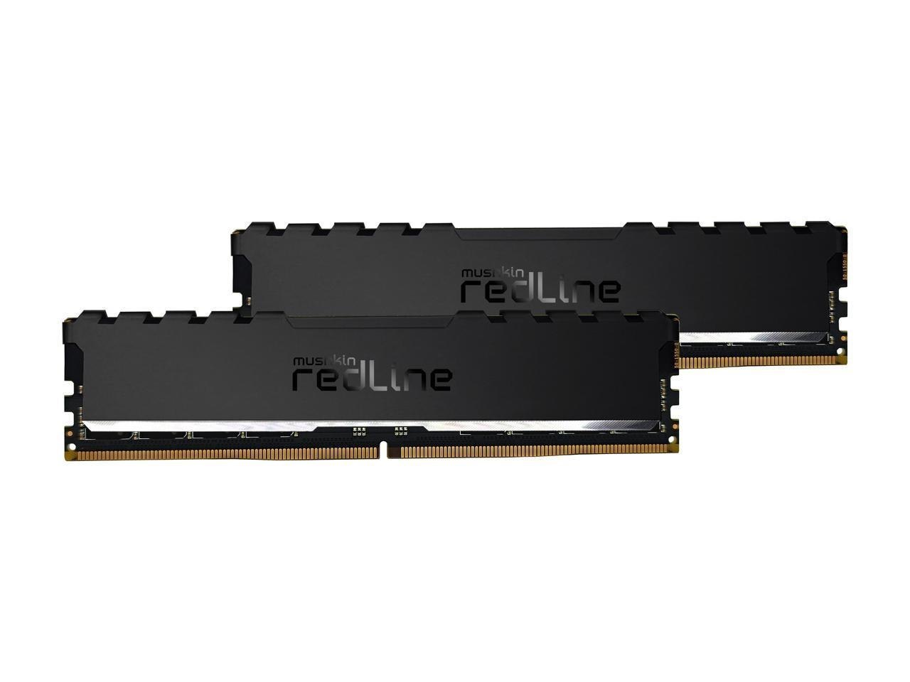 Mushkin Enhanced Redline Stiletto 16GB (2 X 8GB) 288-Pin PC Ram DDR4 3600 (PC4 28800) Desktop Memory Model Mrf4u360jnnm8gx2