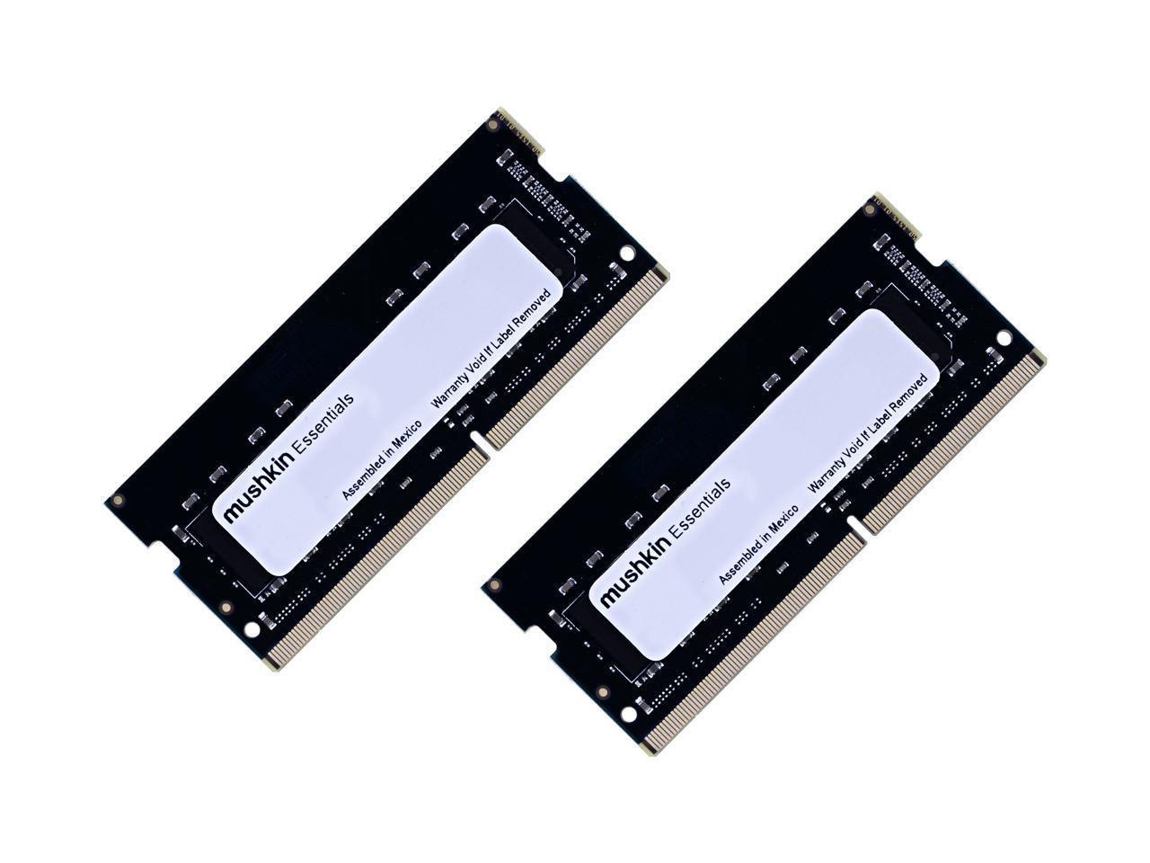 Mushkin Enhanced Essentials 64GB (2 X 32GB) 260-Pin DDR4 So-Dimm DDR4 3200 (PC4 25600) Laptop Memory Model Mes4s320nf32gx2