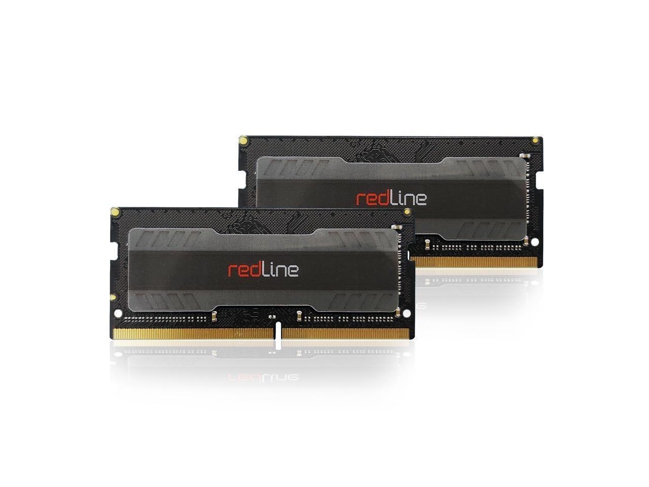 Mushkin Enhanced Redline 32GB (2 X 16GB) 260-Pin DDR4 So-Dimm DDR4 2666 (PC4 21300) Laptop Memory Model Mra4s266ghhf16gx2