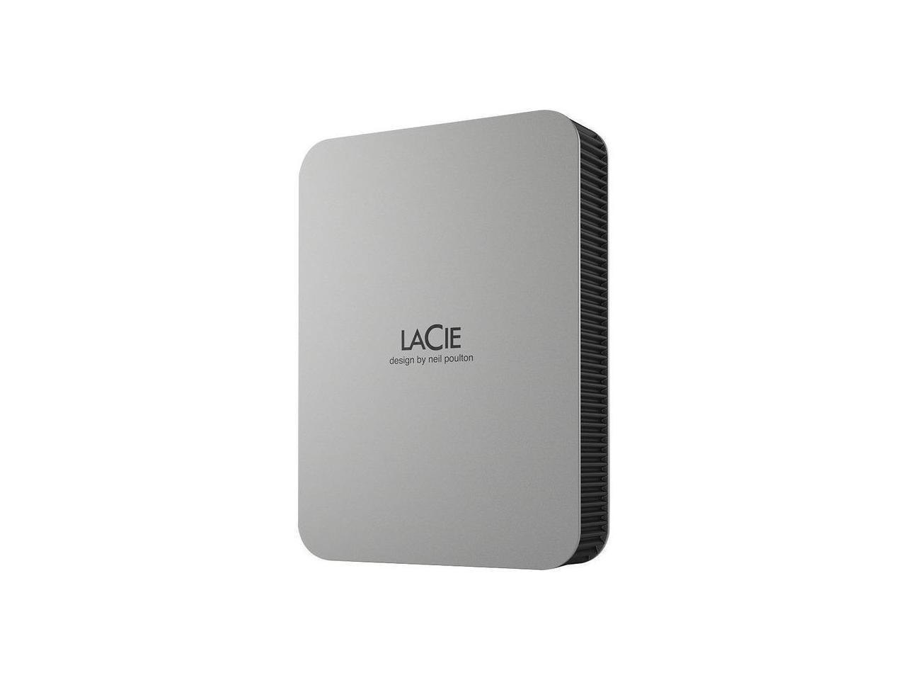 LaCie Mobile Drive Secure STLR4000400 4TB Usb-C External Hard Drive Space Gray