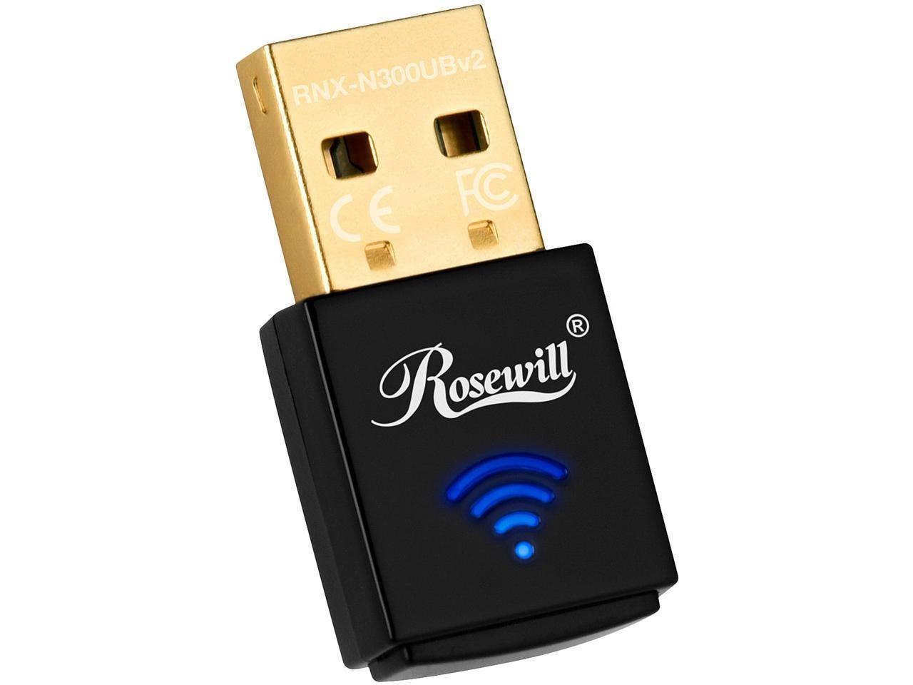 Rosewill N300 Wireless Usb Wi-Fi Adapter