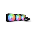 NZXT Kraken Elite RGB 360MM - Rl-Kr36e-B1 – RGB Aio Cpu Liquid Cooler – Customizable LCD Display - 3 X F120RGB Core Fans Radiator Fans Black Lga 1700 / Am5 Compatible