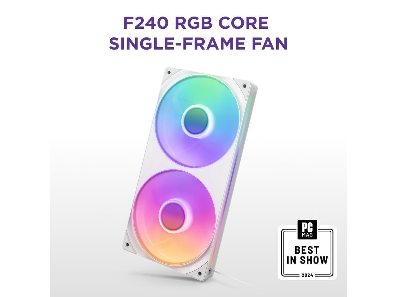 NZXT F240 RGB Core Rf-U24hf-W1 240MM RGB Led Single-Frame RGB Fan Unit