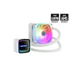 Enermax Aquafusion Adv 120 Argb Aio Cpu Liquid Cooler White