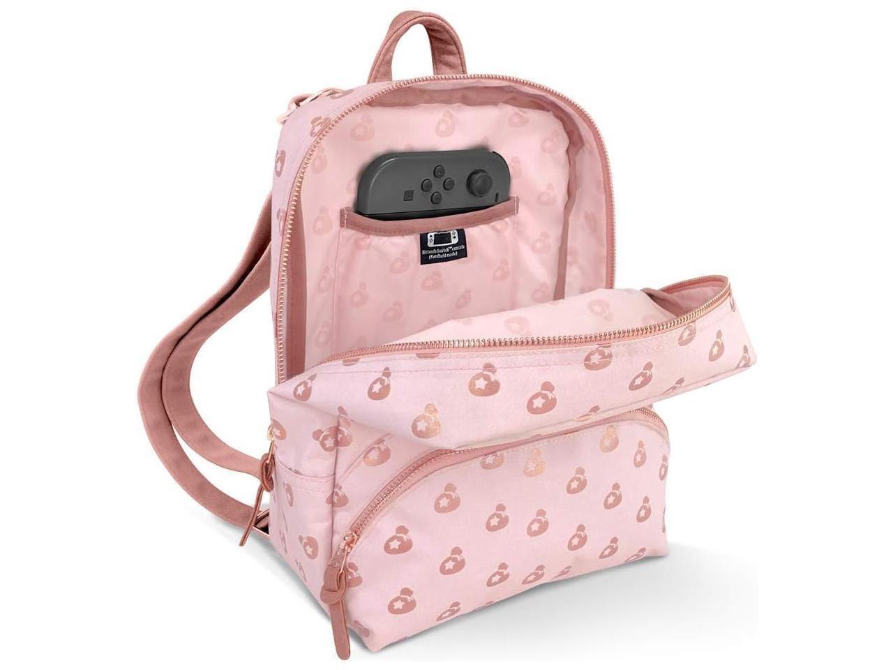 Nintendo Official Animal Crossing Nintendo Switch Backpack (Rose Gold)