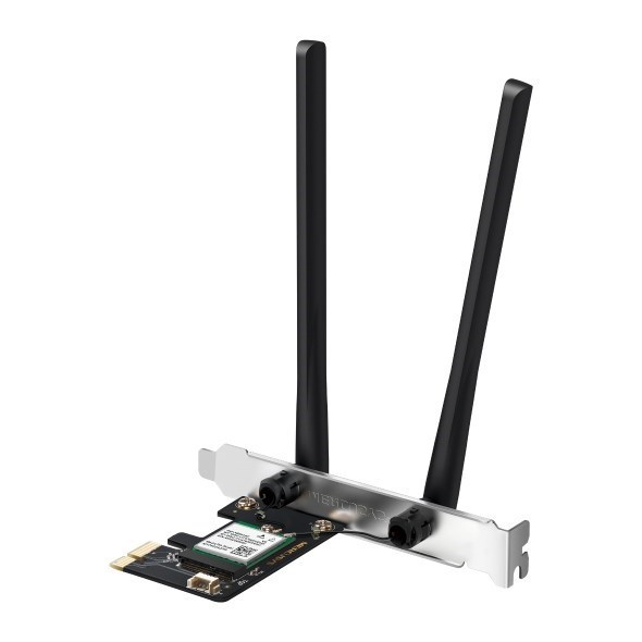 TP-Link Mercusys Ma80xe Ax3000 Wi-Fi 6 Bluetooth 5.2 PCIe Adapter, 2402Mbps @5 GHz, 574Mbps @2.4GHz