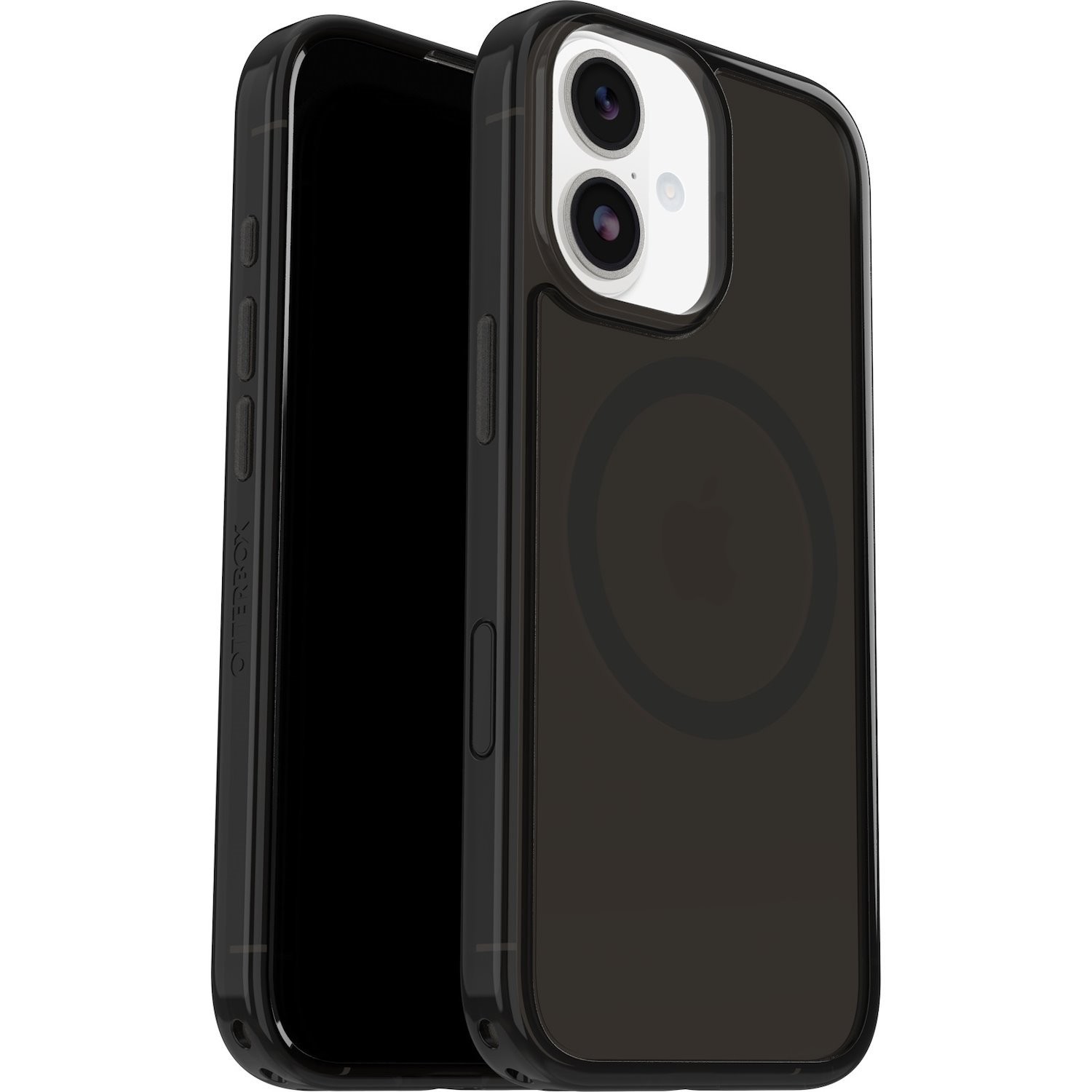 OtterBox Symmetry Clear MagSafe Apple iPhone 17 (6.3') Case Black Mist (Clear/Black) - (77-98801), Drop+ 3X Military Standard, 7 Years Warranty
