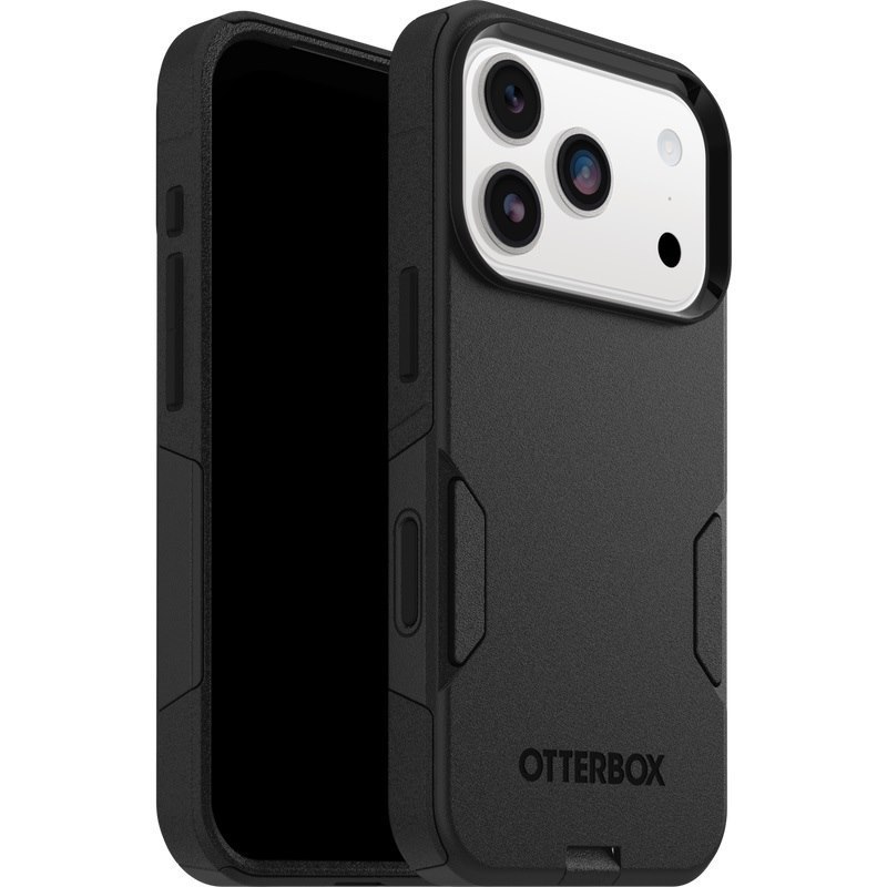 OtterBox Commuter Apple iPhone 17 Pro (6.3') Case Black - (77-98323), Drop+ 3X Military Standard, Pocket Friendly, Hassle-Free, 7 Years Warranty