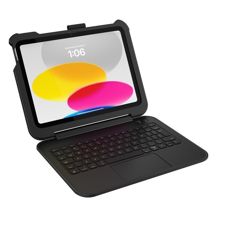 Otterbox Achiever 360 Apple iPad (11.0') 11TH Gen (A16) / iPad 10TH Gen (10.9') Keyboard With Case (English) Black - No Retail Packaging - (77-97885 )