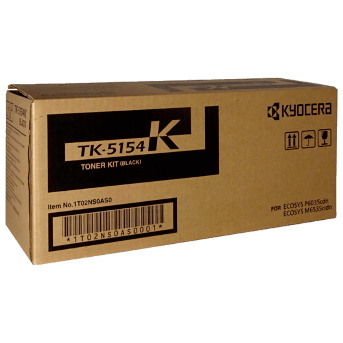 Kyocera TK-5154K Black Toner 12K For M6535cidn / P6035CDN