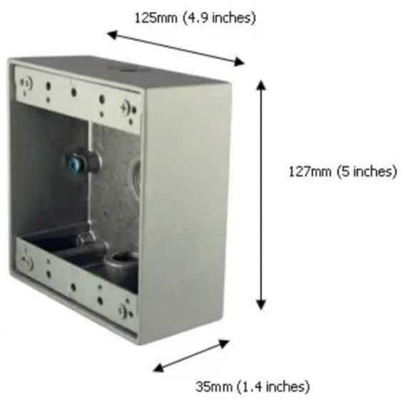 Algo Surface Mount Conduit Box For 3201 1128 8128