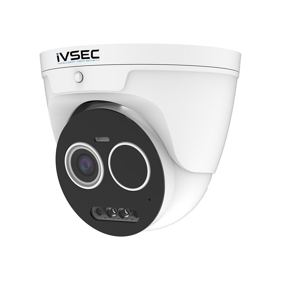 Ivsec Thermal Turret Ip Camera 5MP 3.2MM Fixed Lens 25FPS Bi-Spectrum Adv Det