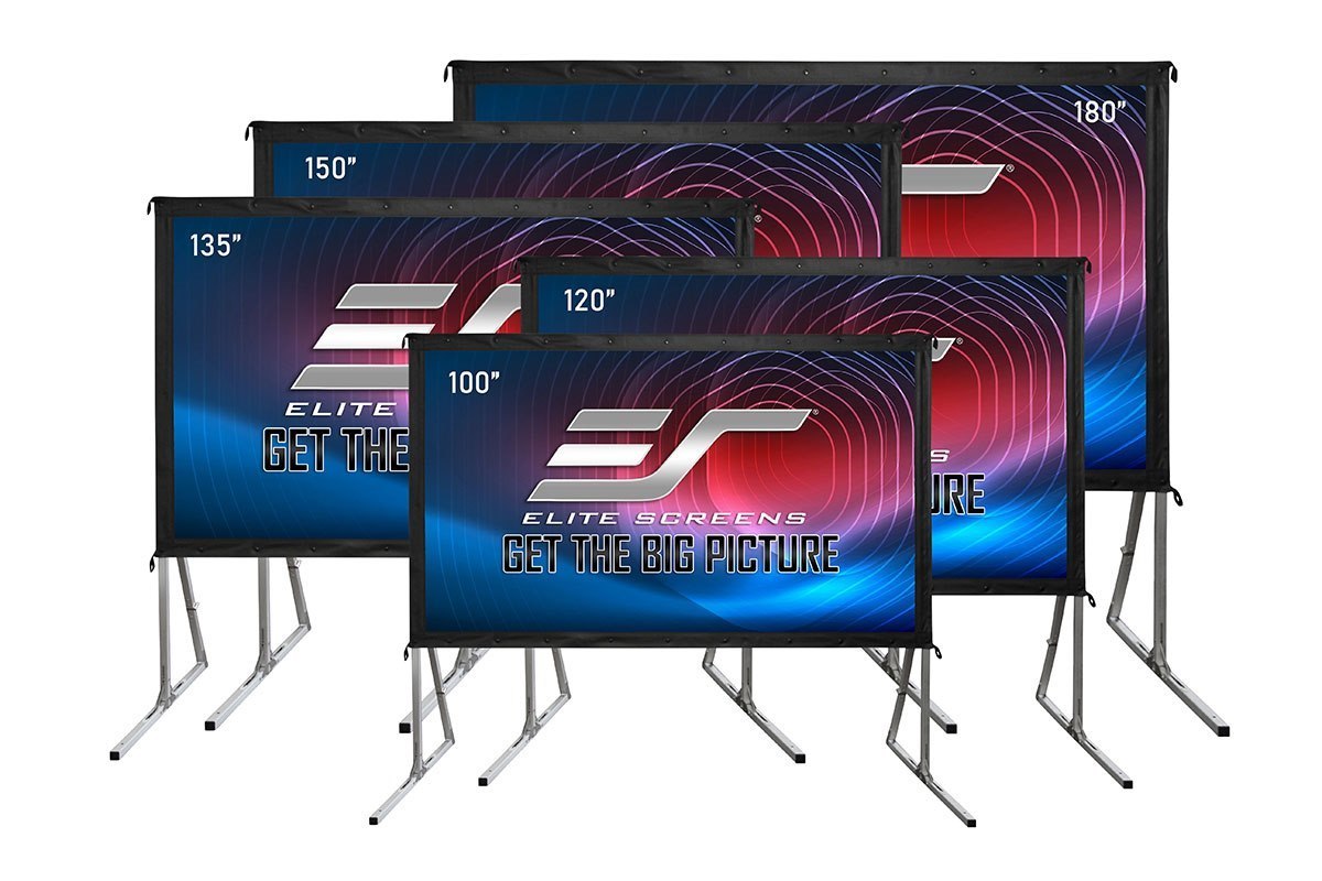 Elite Screens 120 169 Outdoor Screen With Both Rear And Front Projection